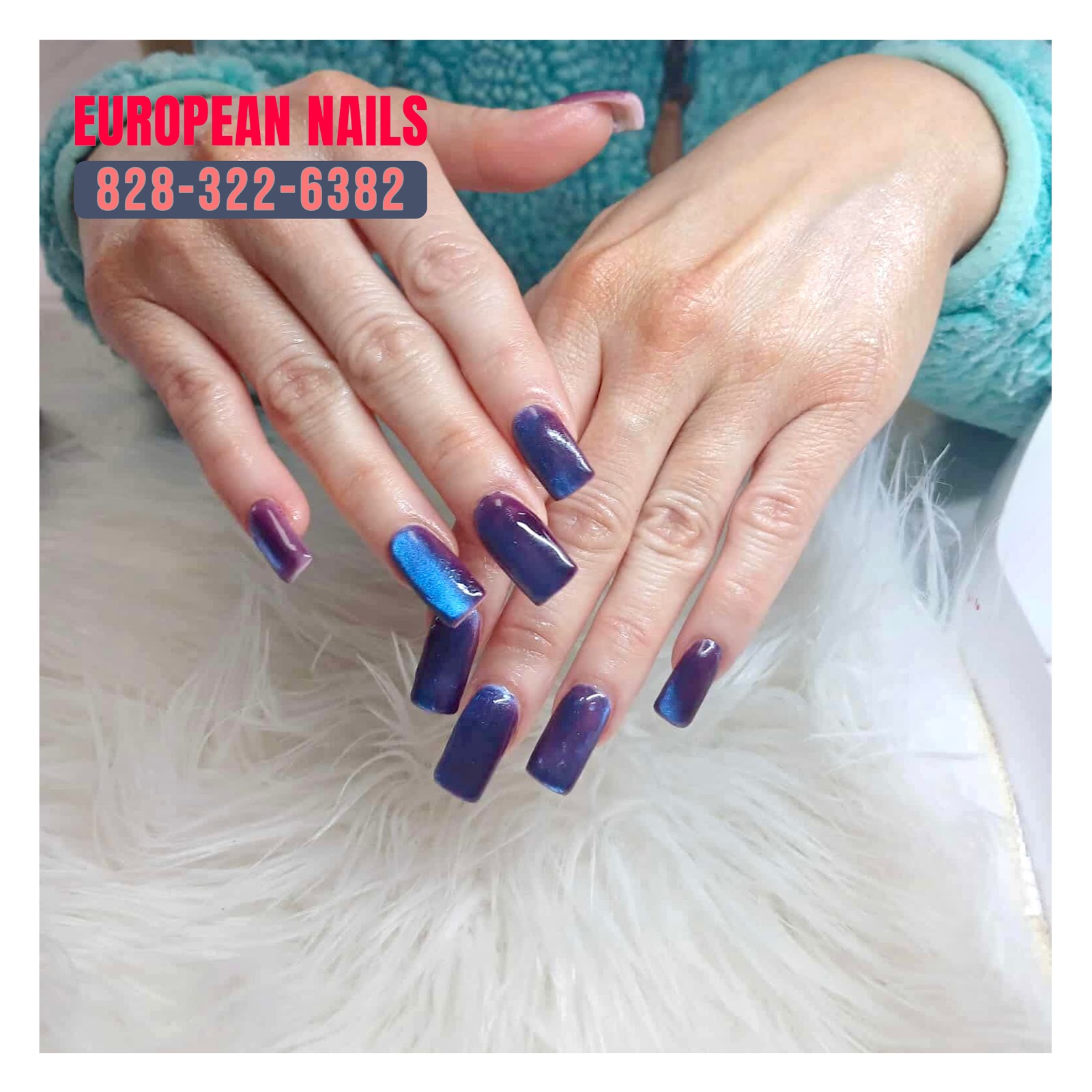 European Nail & Salon nail work in Hickory, North Carolina